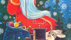 New year USSR 1984 postcards