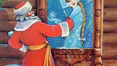 New year USSR 1984 postcards