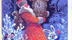 New year USSR postcards 1979