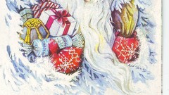 New year USSR postcards