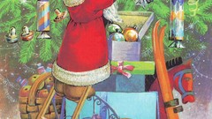 New year USSR postcards