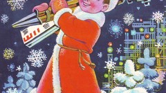 New year USSR postcards