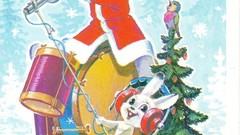 New year USSR postcards