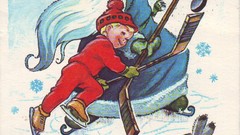 New year USSR postcards