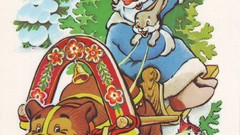 New year USSR postcards