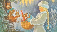 New year USSR postcards