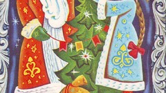 New year USSR postcards