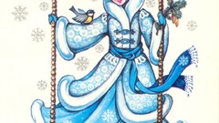 New year USSR postcards