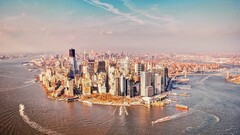 new york city skyscraper cityscape building