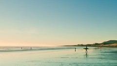 New Zealand Beaches surfers