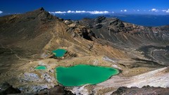 New Zealand Islands north lakes emerald