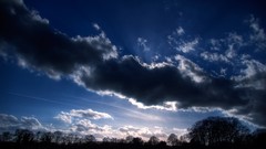 Nice clouds evening time
