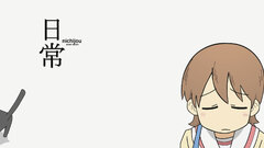 Nichijou Aioi Yuuko Sakamoto sad sadness cats fish Anime