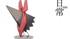 Nichijou simple background Anime