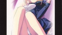 Night Anime Cinderella saber anime girls mythology artbook