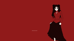 Night Anime red background