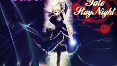 Night Anime saber Swords anime girls fate stay night fate series