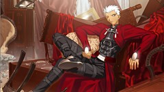 Night Anime sitting fate stay night Archers fate series anime 