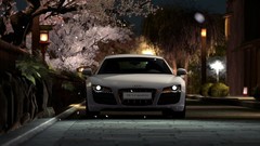 Night Audi cars audi r8 automobile vehicles gran turismo 5
