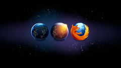 Night aurora borealis firefox