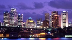 Night Australia Sydney night city cities cityscapes