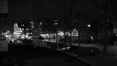 Night black and white lights