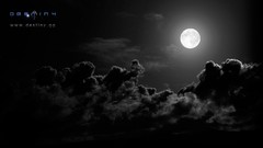 Night black and white monochrome skies website League of Legends