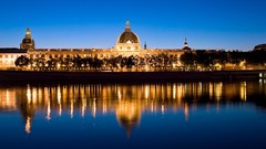 Night blue blue skies