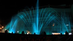 Night blue Fountains