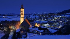 Night blue germany Alps cityscapes
