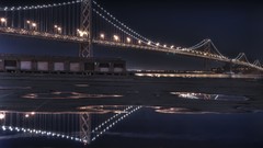 Night Bridges bay bridge