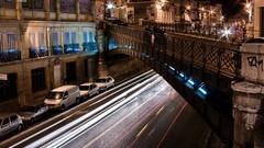 Night Bridges long exposure