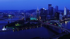 Night Bridges pittsburgh cities