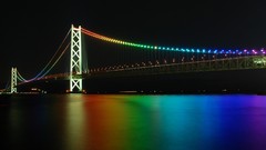 Night Bridges rainbows