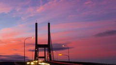 Night British Columbia night city Delta cities cityscapes