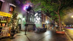 Night buildings urban cityscapes towns