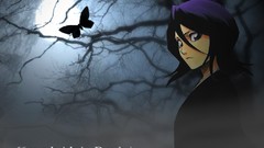 Night Butterflies branches moon bleach kuchiki rukia