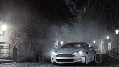 Night cars Aston Martin vehicles streets aston martin dbs 