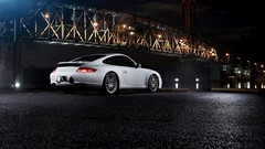 Night cars Bridges porsche 911 Porsche 911 Carrera