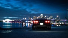 Night cars cities chevrolet camaro