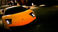 Night cars Lamborghini streets lamborghini murcielago Supercars 