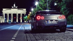 Night cars Nissan roads Berlin GTR vehicles nissan gtr 