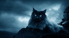 Night cats Animals long