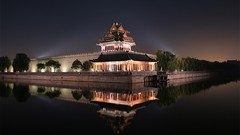 Night China cities asian architecture