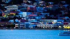 Night cities caribbean