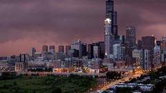 Night City Lights buildings cityscapes