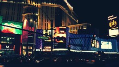 Night City Lights USA cityscapes new york city Neon lights