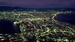 Night citylights hokaido