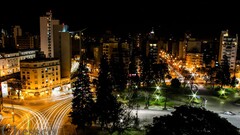 night cityscape long exposure City Lights