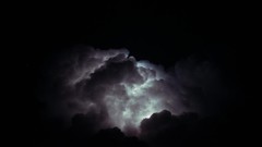 Night clouds dark Lightning skyscapes